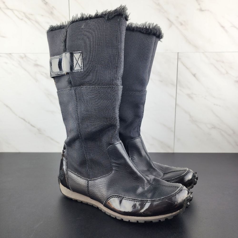 Timberland Black Insulated Strap Boots